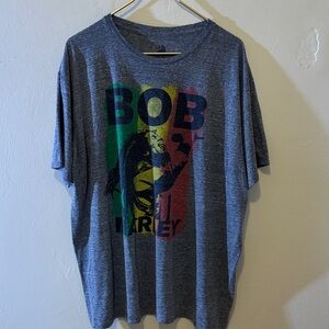 Zion Rootswear Bob Marley Tee - Multicolor on Gray